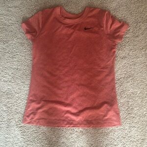 Nike dri-fit athletic shirt, pink/orange
